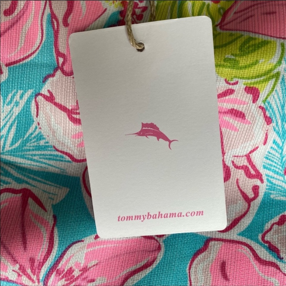 NEW Tommy Bahama Kids Pink Blue Floral Dress 5 & 8 - Picture 6 of 9